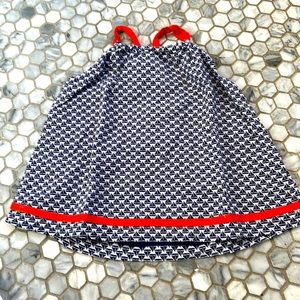 Janie and Jack Girls Sailboat Top